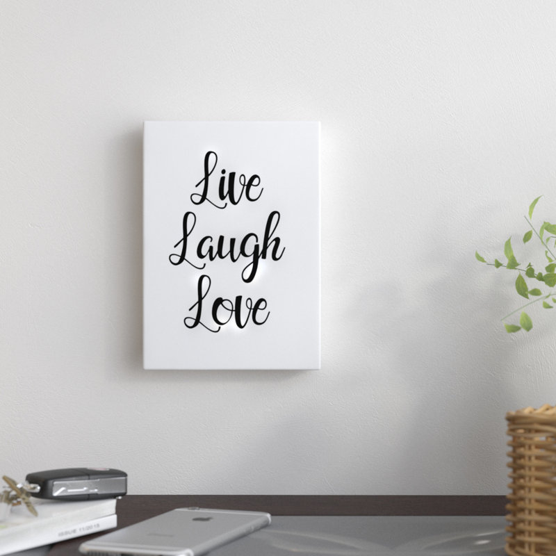 live laugh love wall art